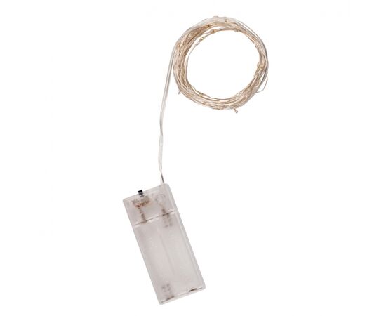 Гірлянда YES! Fun Нитка на мідному дроті 60 LED Різнокольорова 6 м Статична На батарейках (975031), зображення 2 Гірлянда YES! Fun Нитка на мідному дроті 60 LED Різнокольорова 6 м Статична На батарейках (975031), зображення 2