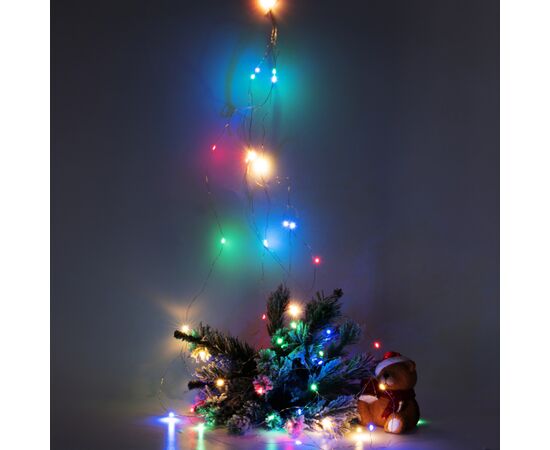 Гирлянда YES! Fun Пучок на медной проволоке 50 LED Разноцветная 1 м Статичная На батарейках (975014), изображение 4 Гирлянда YES! Fun Пучок на медной проволоке 50 LED Разноцветная 1 м Статичная На батарейках (975014), изображение 4