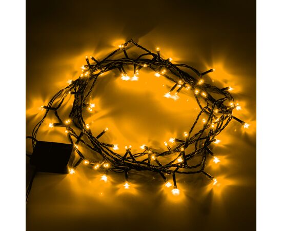 Гирлянда YES! Fun Нить 70 LED Тепло-белая 4.9 м 8 режимов Мерцание (974835), изображение 3 Гирлянда YES! Fun Нить 70 LED Тепло-белая 4.9 м 8 режимов Мерцание (974835), изображение 3