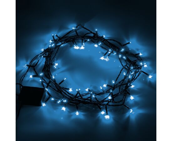 Гирлянда YES! Fun Нить 70 LED Холодно-белая 4.9 м 8 режимов Мерцание (974836), изображение 2 Гирлянда YES! Fun Нить 70 LED Холодно-белая 4.9 м 8 режимов Мерцание (974836), изображение 2