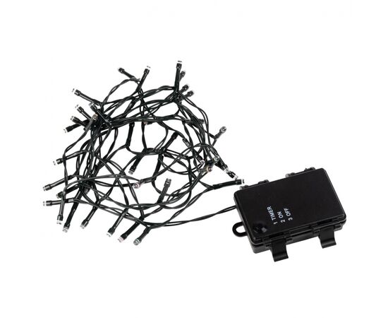 Гирлянда YES! Fun Уличная 41 LED Разноцветная 2.8 м Статичная Таймер На батарейках (975060), изображение 2 Гирлянда YES! Fun Уличная 41 LED Разноцветная 2.8 м Статичная Таймер На батарейках (975060), изображение 2