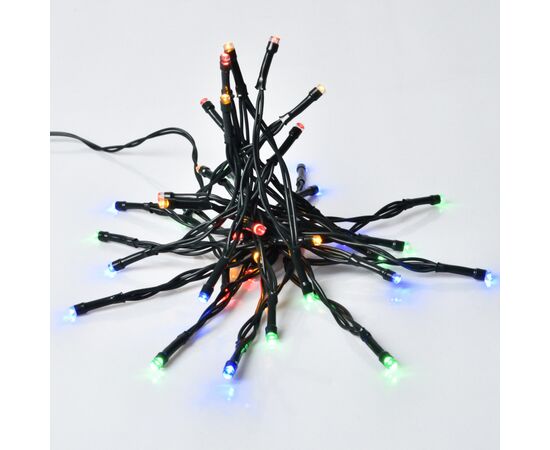 Гірлянда YES! Fun Вулична 41 LED Різнокольорова 2.8 м Статична Таймер На батарейках (975060)