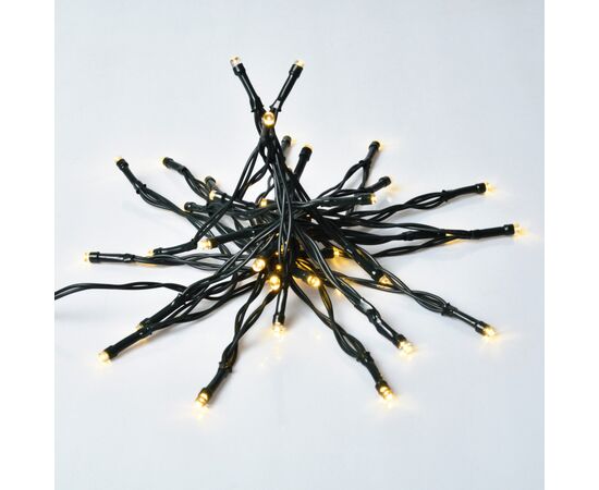 Гірлянда YES! Fun Вулична 70 LED Тепло-біла 4.9 м Статична Таймер На батарейках (975062)