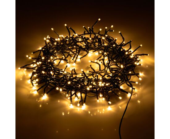 Гирлянда YES! Fun Уличная Кластер 250 LED Тепло-белая 5 м Мерцание (975065), изображение 3 Гирлянда YES! Fun Уличная Кластер 250 LED Тепло-белая 5 м Мерцание (975065), изображение 3