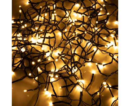 Гирлянда YES! Fun Уличная Кластер 250 LED Тепло-белая 5 м Мерцание (975065), изображение 4 Гирлянда YES! Fun Уличная Кластер 250 LED Тепло-белая 5 м Мерцание (975065), изображение 4