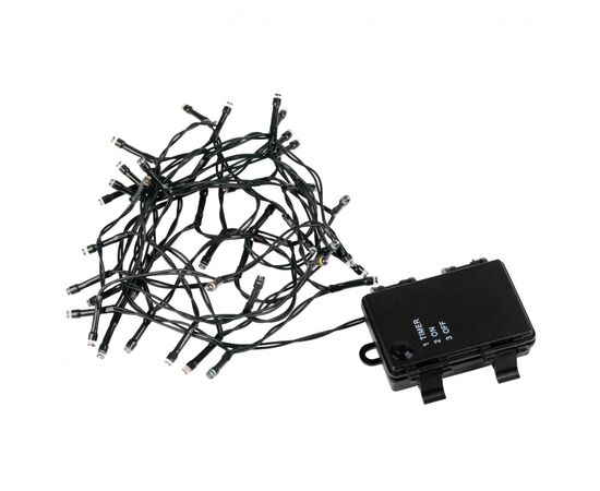 Гирлянда YES! Fun Уличная 41 LED Тепло-белая 2.8 м Статичная Таймер На батарейках (975061), изображение 2 Гирлянда YES! Fun Уличная 41 LED Тепло-белая 2.8 м Статичная Таймер На батарейках (975061), изображение 2