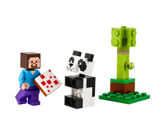 Конструктор LEGO Minecraft Стів і малюк-панда (30672), зображення 2 Конструктор LEGO Minecraft Стів і малюк-панда (30672), зображення 2