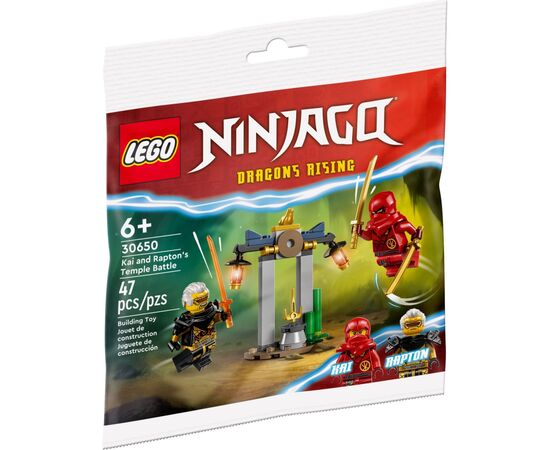 Конструктор LEGO Ninjago Битва за Храм Кая и Раптона (30650)