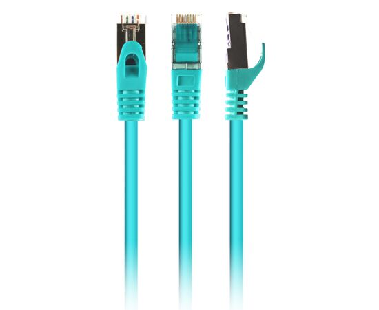 Патч-корд 0.25м S/FTP Cat 6A CU LSZH green Cablexpert (PP6A-LSZHCU-G-0.25M)