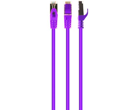 Патч-корд 15м S/FTP Cat 6A CU LSZH violet Cablexpert (PP6A-LSZHCU-V-15M)
