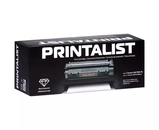 Картридж Printalist Canon 069H Black 7600 ст. (Canon-069HB-PL), изображение 2 Картридж Printalist Canon 069H Black 7600 ст. (Canon-069HB-PL), изображение 2