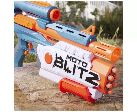Игрушечное оружие Hasbro Бластер Nerf MotoBlitz Нерф Элит 2.0 (F5872), изображение 6 Игрушечное оружие Hasbro Бластер Nerf MotoBlitz Нерф Элит 2.0 (F5872), изображение 6