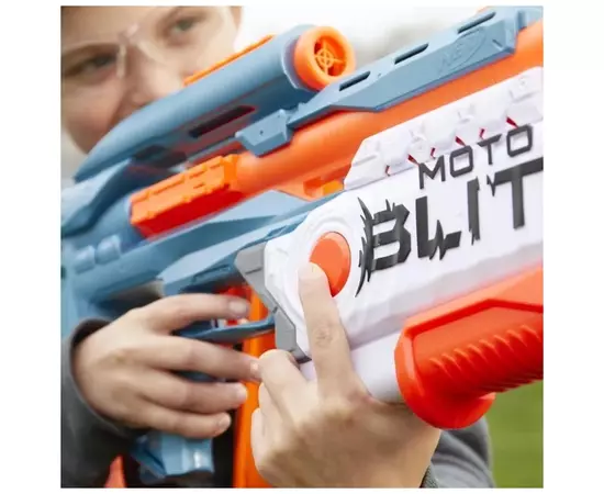 Игрушечное оружие Hasbro Бластер Nerf MotoBlitz Нерф Элит 2.0 (F5872), изображение 8 Игрушечное оружие Hasbro Бластер Nerf MotoBlitz Нерф Элит 2.0 (F5872), изображение 8