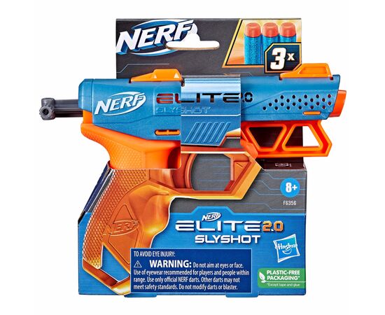 Игрушечное оружие Hasbro Бластер NERF Elite 2.0 Slyshot Слайшот (F6356), изображение 3 Игрушечное оружие Hasbro Бластер NERF Elite 2.0 Slyshot Слайшот (F6356), изображение 3