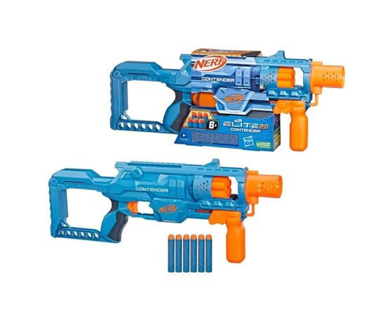 Игрушечное оружие Hasbro Бластер Контендер, серии Нерф Элит 2.0 (F6787), изображение 3 Игрушечное оружие Hasbro Бластер Контендер, серии Нерф Элит 2.0 (F6787), изображение 3
