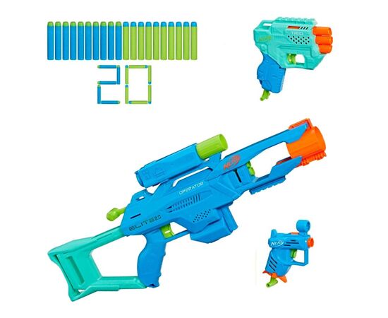 Игрушечное оружие Hasbro Набор бластеров игрушечных серии Элит 2.0 (F6146), изображение 2 Игрушечное оружие Hasbro Набор бластеров игрушечных серии Элит 2.0 (F6146), изображение 2