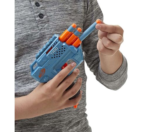 Игрушечное оружие Hasbro Набор из 2-х бластеров Элит Трио (F6786), изображение 6 Игрушечное оружие Hasbro Набор из 2-х бластеров Элит Трио (F6786), изображение 6