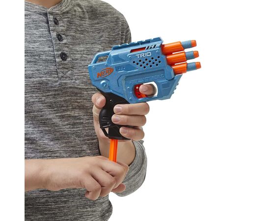 Игрушечное оружие Hasbro Набор из 2-х бластеров Элит Трио (F6786), изображение 7 Игрушечное оружие Hasbro Набор из 2-х бластеров Элит Трио (F6786), изображение 7
