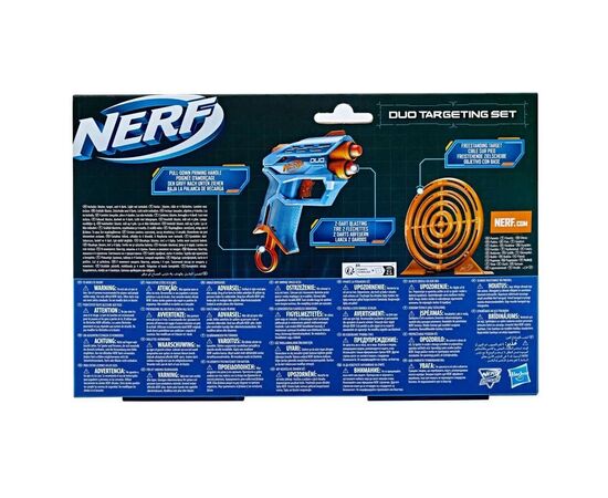 Игрушечное оружие Hasbro Набор Бластер Нерф Дуо с мишенью, Серии Элит 2.0 (F6352), изображение 3 Игрушечное оружие Hasbro Набор Бластер Нерф Дуо с мишенью, Серии Элит 2.0 (F6352), изображение 3