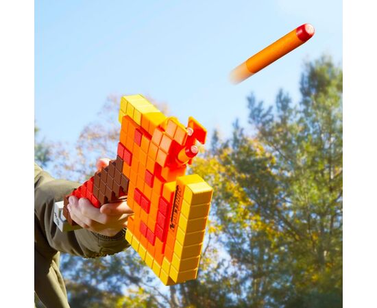 Игрушечное оружие Hasbro Бластер-топор NERF Minecraft Minecraft Firebrand (F8953), изображение 10 Игрушечное оружие Hasbro Бластер-топор NERF Minecraft Minecraft Firebrand (F8953), изображение 10