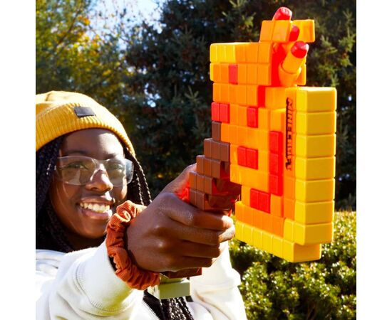 Игрушечное оружие Hasbro Бластер-топор NERF Minecraft Minecraft Firebrand (F8953), изображение 8 Игрушечное оружие Hasbro Бластер-топор NERF Minecraft Minecraft Firebrand (F8953), изображение 8