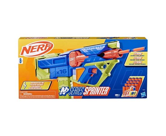 Игрушечное оружие Hasbro Бластер Nerf N Series Sprinter (F8625), изображение 2 Игрушечное оружие Hasbro Бластер Nerf N Series Sprinter (F8625), изображение 2