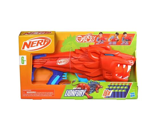 Игрушечное оружие Hasbro Бластер Nerf LionFury (F8646), изображение 2 Игрушечное оружие Hasbro Бластер Nerf LionFury (F8646), изображение 2