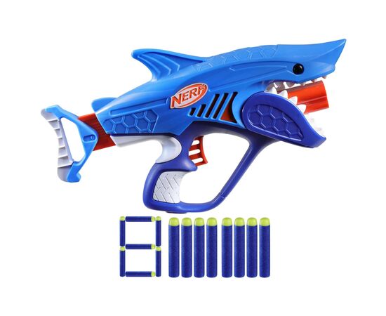 Игрушечное оружие Hasbro Бластер Nerf SharkFire (F8645), изображение 2 Игрушечное оружие Hasbro Бластер Nerf SharkFire (F8645), изображение 2