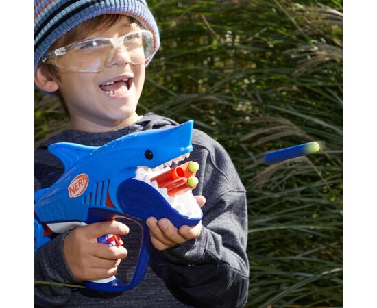 Игрушечное оружие Hasbro Бластер Nerf SharkFire (F8645), изображение 7 Игрушечное оружие Hasbro Бластер Nerf SharkFire (F8645), изображение 7