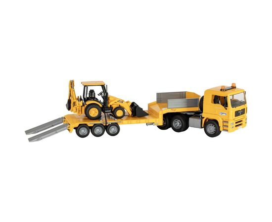Спецтехника Bruder Тягач Man TGA с экскаватором JCB MIDI CX (01654), изображение 3 Спецтехника Bruder Тягач Man TGA с экскаватором JCB MIDI CX (01654), изображение 3