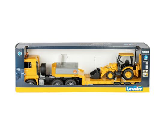 Спецтехника Bruder Тягач Man TGA с экскаватором JCB MIDI CX (01654), изображение 7 Спецтехника Bruder Тягач Man TGA с экскаватором JCB MIDI CX (01654), изображение 7