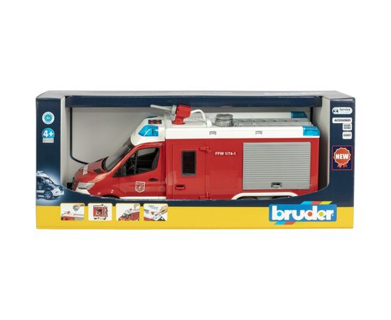 Спецтехника Bruder Пожарный автомобиль MB Sprinter (02680), изображение 4 Спецтехника Bruder Пожарный автомобиль MB Sprinter (02680), изображение 4