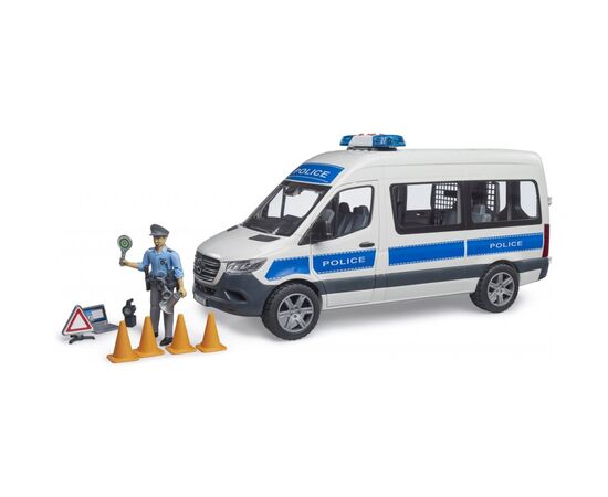 Спецтехніка Bruder Поліцейське авто MB Sprinter з поліцейським та аксесуарами (02683), зображення 4