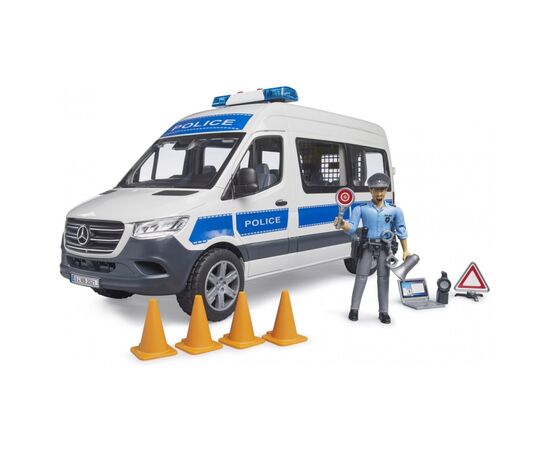 Спецтехніка Bruder Поліцейське авто MB Sprinter з поліцейським та аксесуарами (02683)