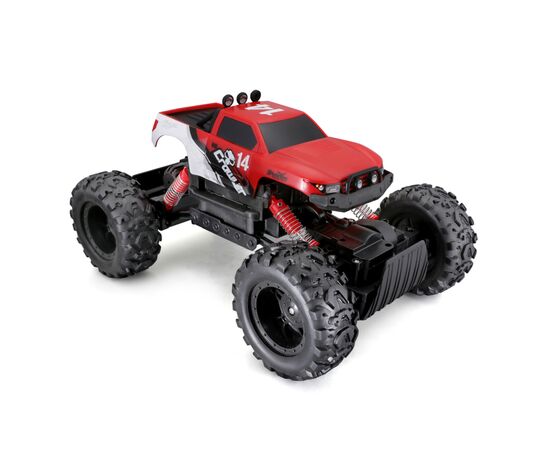 Радиоуправляемая игрушка Maisto Rock Crawler 2.4 ГГц (аккум. 6.4v + 3хААА), красный (82746 red)