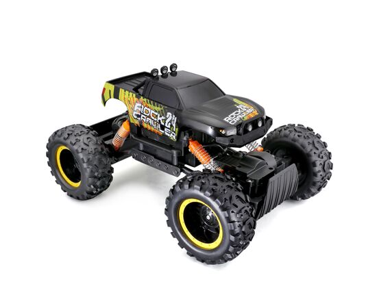Радиоуправляемая игрушка Maisto Rock Crawler 2.4 ГГц (аккум. 6.4v + 3хААА), черный (82746 black)