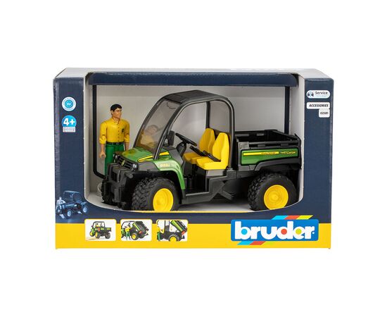 Спецтехника Bruder Автомобиль John Deere Gator XUV 855D с фигуркой (02490), изображение 11 Спецтехника Bruder Автомобиль John Deere Gator XUV 855D с фигуркой (02490), изображение 11