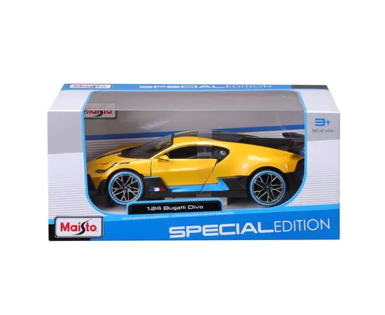 Машина Maisto Bugatti Divo жовта, 1:24 (31526 yellow), зображення 10 Машина Maisto Bugatti Divo жовта, 1:24 (31526 yellow), зображення 10