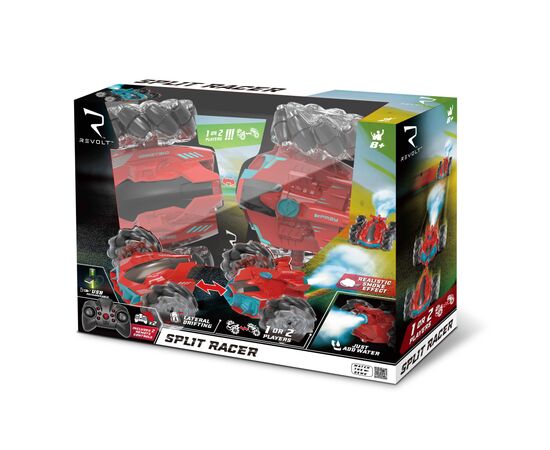 Радиоуправляемая игрушка Revolt Split Racer, красная (TG1012 RED), изображение 4 Радиоуправляемая игрушка Revolt Split Racer, красная (TG1012 RED), изображение 4