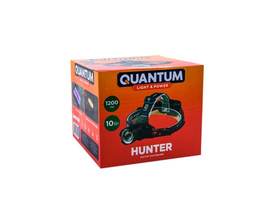 Фонарь Quantum Hunter 10W LED з Type-C+Li-ion18650/2х2600mAh (QM-FL4050-18650/2х2600), изображение 12 Фонарь Quantum Hunter 10W LED з Type-C+Li-ion18650/2х2600mAh (QM-FL4050-18650/2х2600), изображение 12