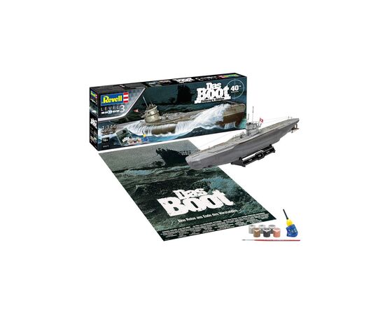 Сборная модель Revell Подводная лодка U96 (Das Boot) уровень 3 масштаб 1:144 (RVL-05675), изображение 5 Сборная модель Revell Подводная лодка U96 (Das Boot) уровень 3 масштаб 1:144 (RVL-05675), изображение 5