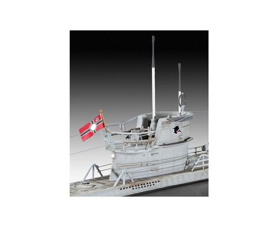Сборная модель Revell Подводная лодка U96 (Das Boot) уровень 3 масштаб 1:144 (RVL-05675), изображение 6 Сборная модель Revell Подводная лодка U96 (Das Boot) уровень 3 масштаб 1:144 (RVL-05675), изображение 6