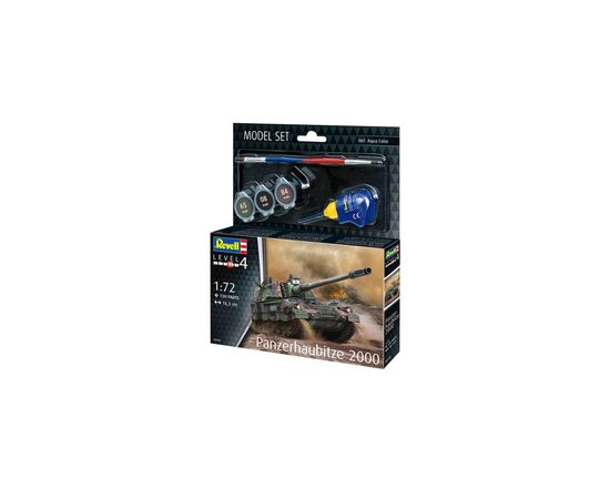 Сборная модель Revell САУ Panzerhaubitze 2000 (версия UA) уровень 4 масштаб 1:72 (RVL-63347), изображение 3 Сборная модель Revell САУ Panzerhaubitze 2000 (версия UA) уровень 4 масштаб 1:72 (RVL-63347), изображение 3