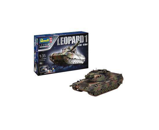 Збірна модель Revell Танк Leopard 1 A1A1-A1A4 рівень 5 масштаб 1:35 (RVL-05656)