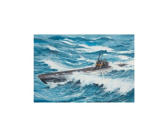 Сборная модель Revell Подводная лодка Type VII C/41 уровень 4 масштаб 1:144 (RVL-05100), изображение 11 Сборная модель Revell Подводная лодка Type VII C/41 уровень 4 масштаб 1:144 (RVL-05100), изображение 11