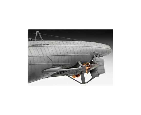 Сборная модель Revell Подводная лодка Type VII C/41 уровень 4 масштаб 1:144 (RVL-05100), изображение 4 Сборная модель Revell Подводная лодка Type VII C/41 уровень 4 масштаб 1:144 (RVL-05100), изображение 4