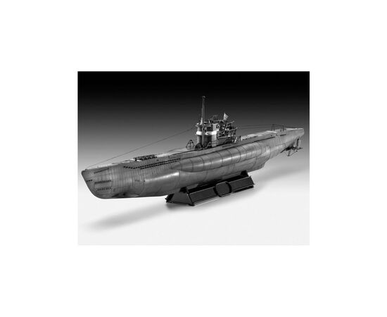 Сборная модель Revell Подводная лодка Type VII C/41 уровень 4 масштаб 1:144 (RVL-05100), изображение 9 Сборная модель Revell Подводная лодка Type VII C/41 уровень 4 масштаб 1:144 (RVL-05100), изображение 9