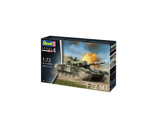 Сборная модель Revell Танк Т-72 М1 уровень 4 масштаб 1:72 (RVL-03357), изображение 3 Сборная модель Revell Танк Т-72 М1 уровень 4 масштаб 1:72 (RVL-03357), изображение 3