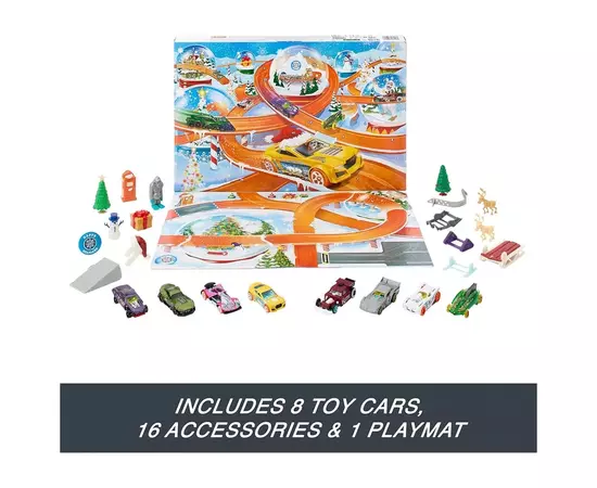 Игровой набор Hot Wheels Адвент-календарь Hot Wheels (HTG00), изображение 3 Игровой набор Hot Wheels Адвент-календарь Hot Wheels (HTG00), изображение 3
