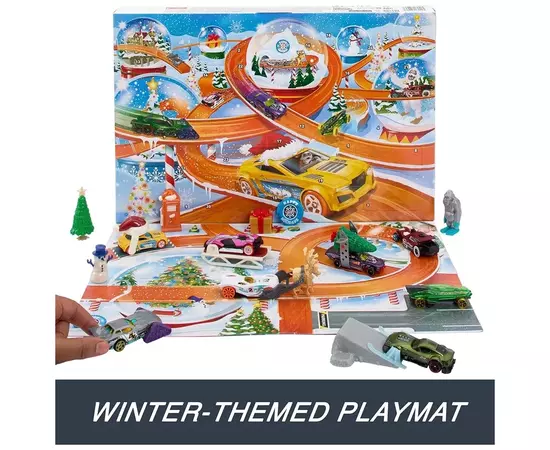 Игровой набор Hot Wheels Адвент-календарь Hot Wheels (HTG00), изображение 4 Игровой набор Hot Wheels Адвент-календарь Hot Wheels (HTG00), изображение 4